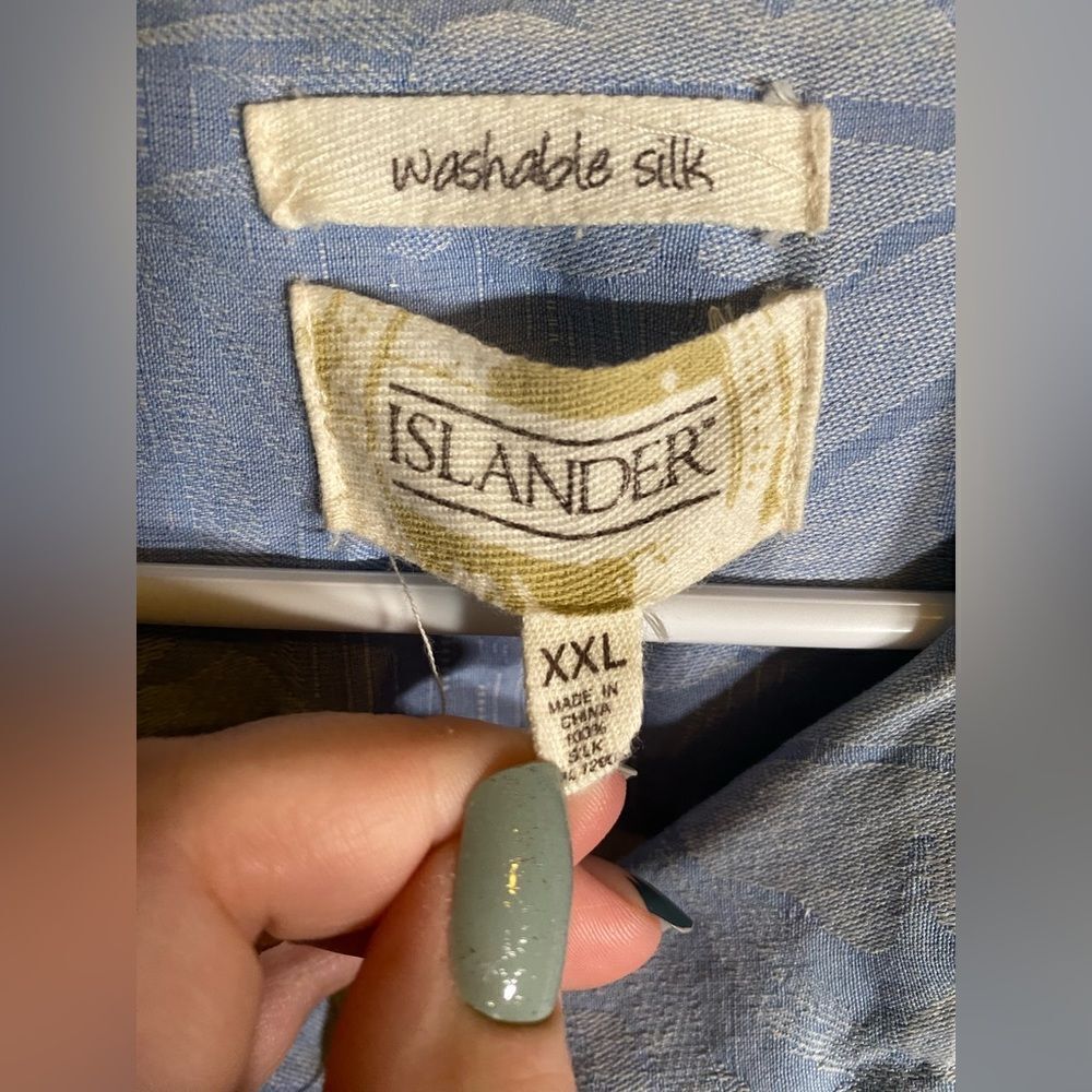 Islander 100% silk shirt - Picture 2 of 5